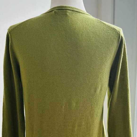Massimo Dutti Pistachio Soft Touch Wool Blend Fine Knit Crewneck Sweater – US M - Picture 6 of 11